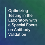 Optimizing Testing in The Laboratory with A Special Focus on Antibody Validation